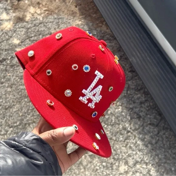 Custom Rhinestone Snapback - Picture 4 of 4